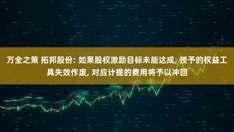 万全之策 拓邦股份: 如果股权激励目标未能达成, 授予的权益工具失效作废, 对应计提的费用将予以冲回